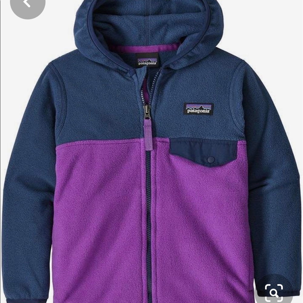 Toddler Girls Patagonia Fleece jacket - Picture 2 of 5